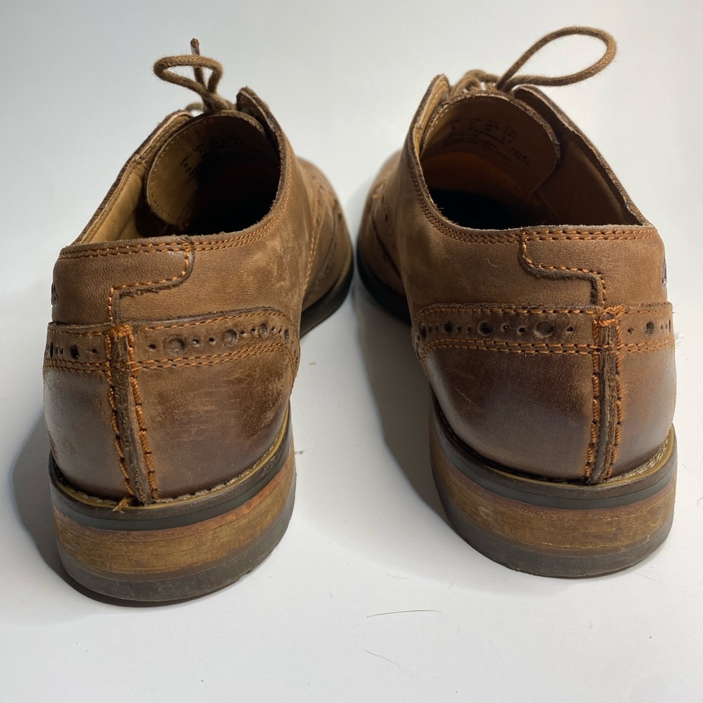 Clark’s | Exton Brogue Leather Oxford Loafers - Picture 3 of 5